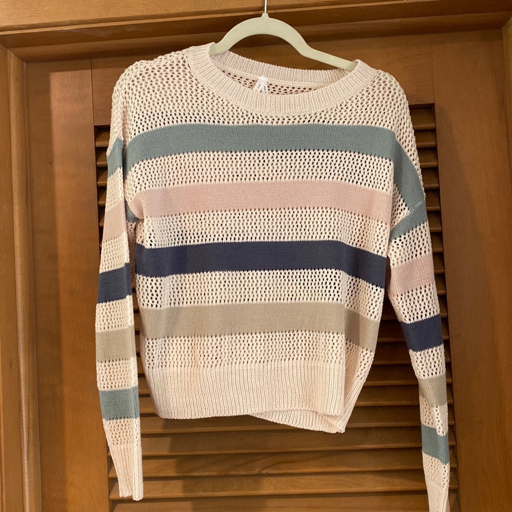 Pastel Striped Sweater